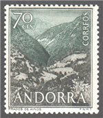 Andorra (Sp) Scott 51 Mint